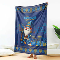 Hanukkah Jewish Star of David Blanket Chilling With My Gnomies