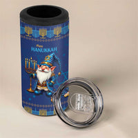 Hanukkah Jewish Star of David 4 in 1 Can Cooler Tumbler Chilling With My Gnomies LT9 - Wonder Print Shop