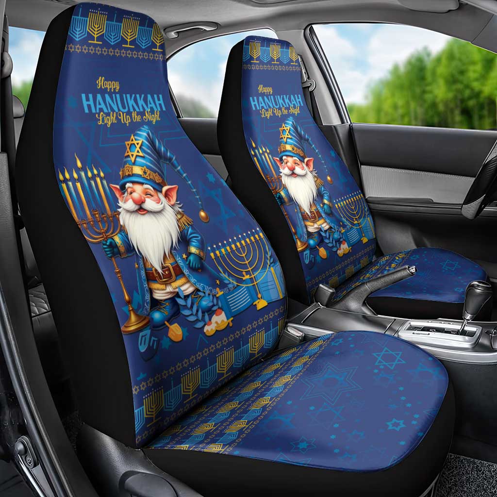 Hanukkah Jewish Star of David Car Seat Cover Chilling With My Gnomies LT9 - Wonder Print Shop