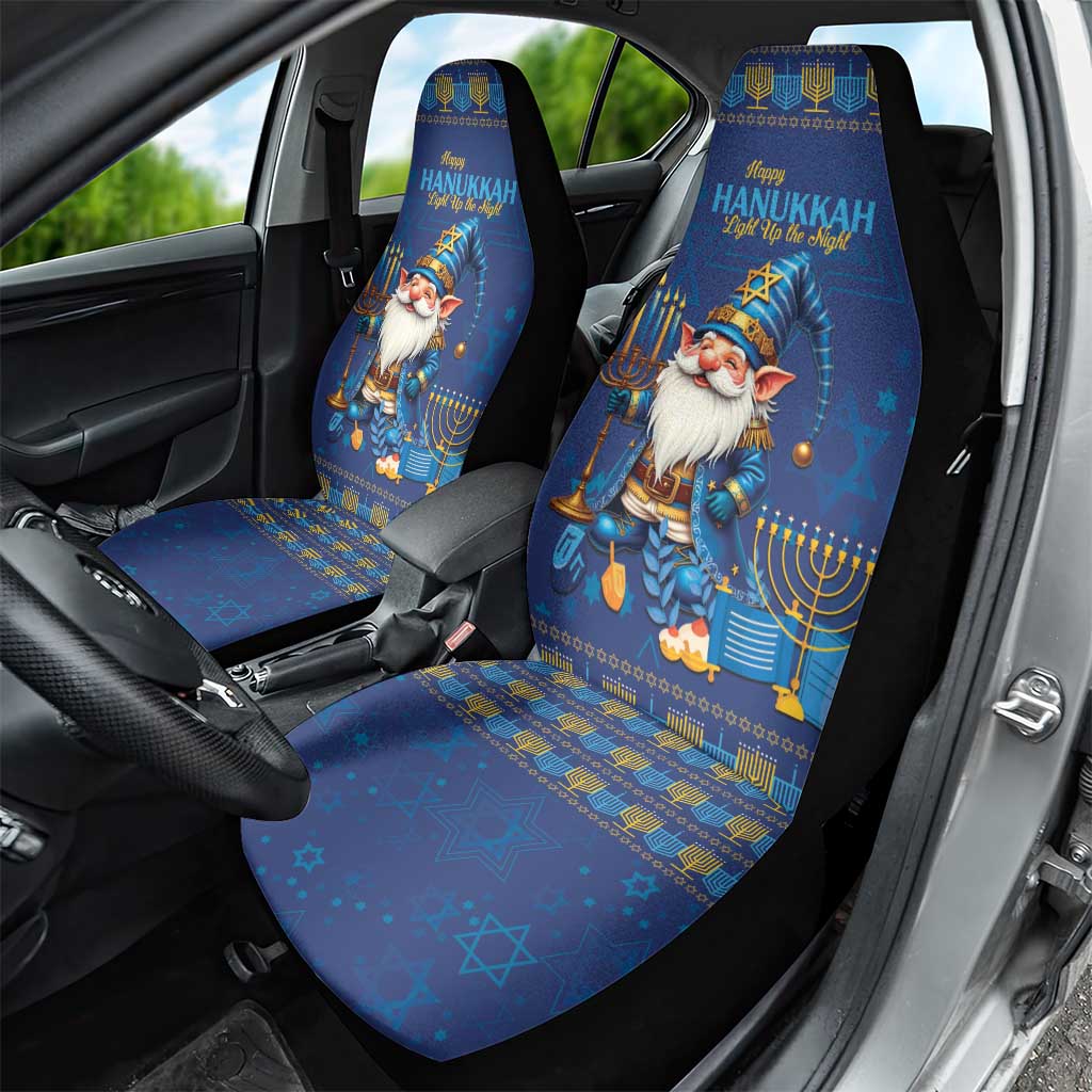 Hanukkah Jewish Star of David Car Seat Cover Chilling With My Gnomies LT9 - Wonder Print Shop