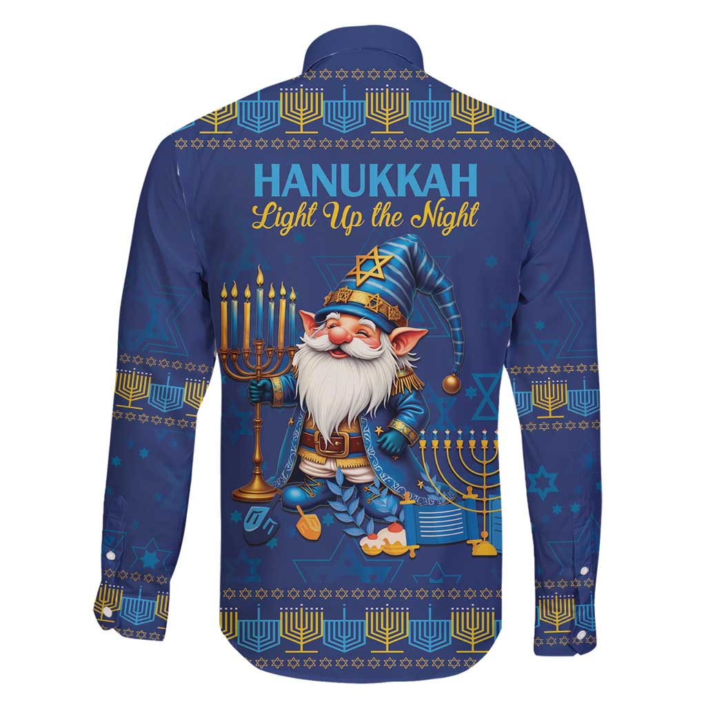 Hanukkah Jewish Star of David Family Matching Puletasi and Hawaiian Shirt Chilling With My Gnomies - Wonder Print Shop