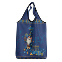 Hanukkah Jewish Star of David Grocery Bag Chilling With My Gnomies