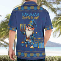 Hanukkah Jewish Star of David Hawaiian Shirt Chilling With My Gnomies - Wonder Print Shop
