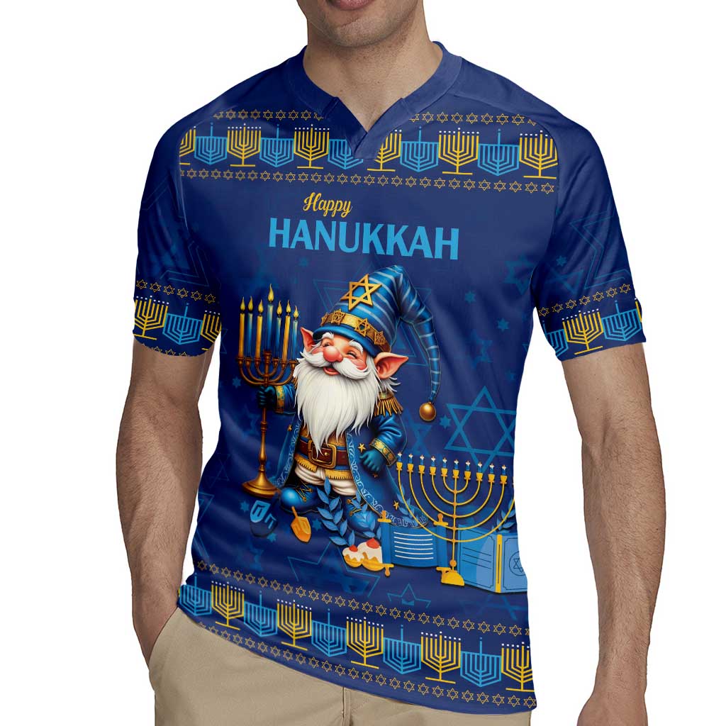 Hanukkah Jewish Star of David Rugby Jersey Chilling With My Gnomies - Wonder Print Shop