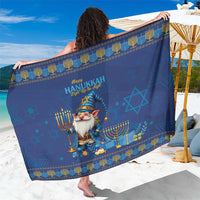 Hanukkah Jewish Star of David Sarong Chilling With My Gnomies - Wonder Print Shop