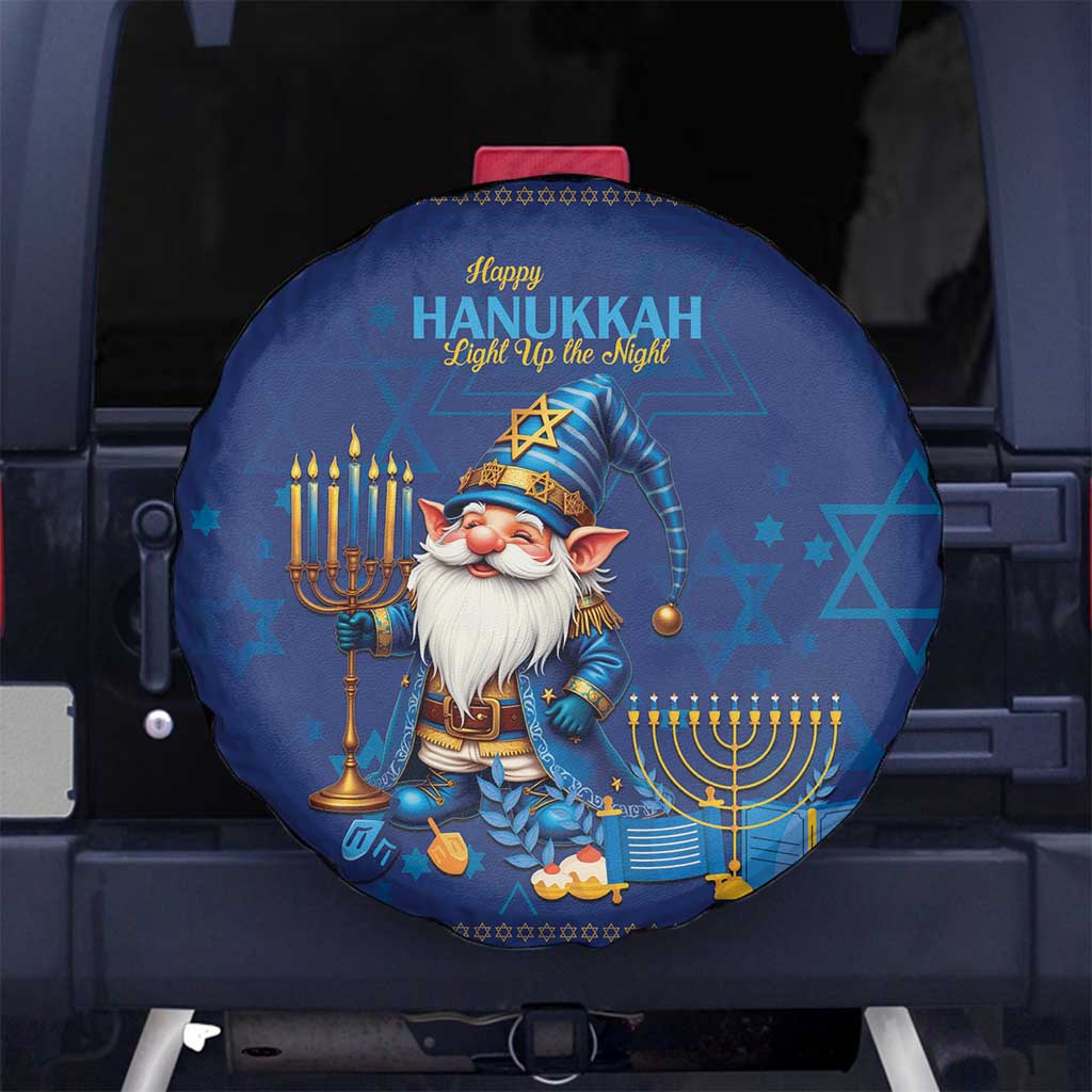 Hanukkah Jewish Star of David Spare Tire Cover Chilling With My Gnomies - Wonder Print Shop