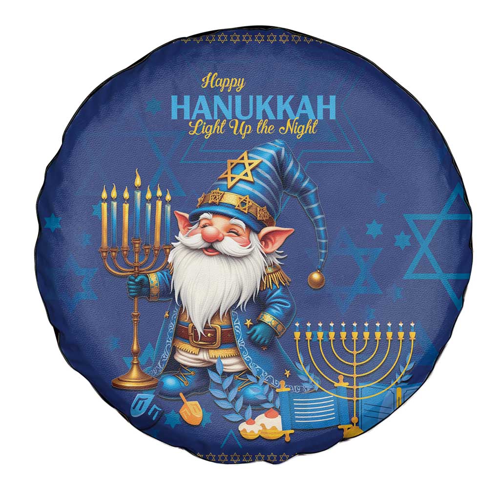 Hanukkah Jewish Star of David Spare Tire Cover Chilling With My Gnomies - Wonder Print Shop