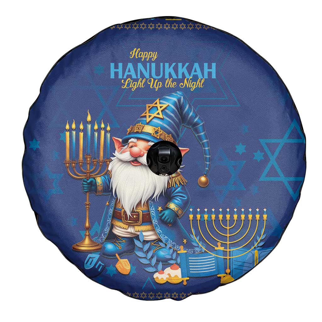 Hanukkah Jewish Star of David Spare Tire Cover Chilling With My Gnomies - Wonder Print Shop