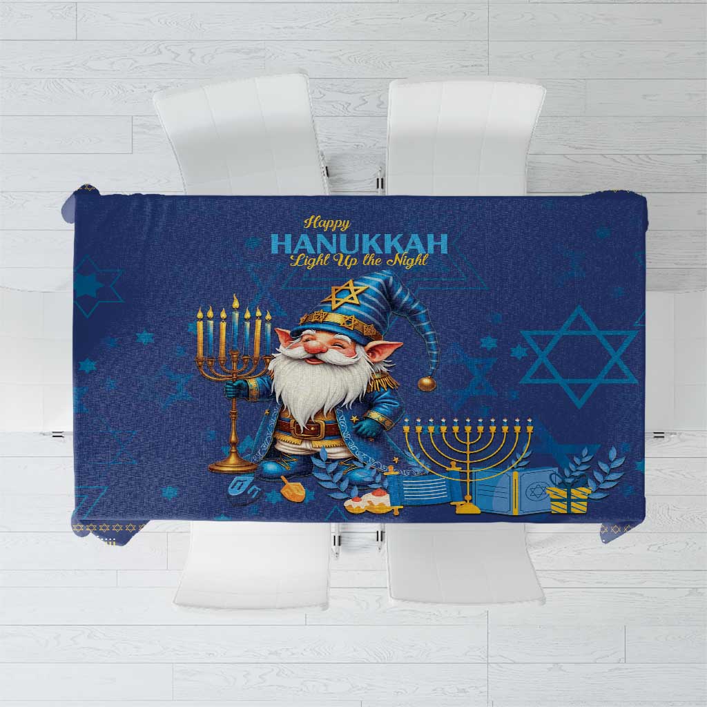 Hanukkah Jewish Star of David Tablecloth Chilling With My Gnomies - Wonder Print Shop