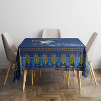 Hanukkah Jewish Star of David Tablecloth Chilling With My Gnomies - Wonder Print Shop