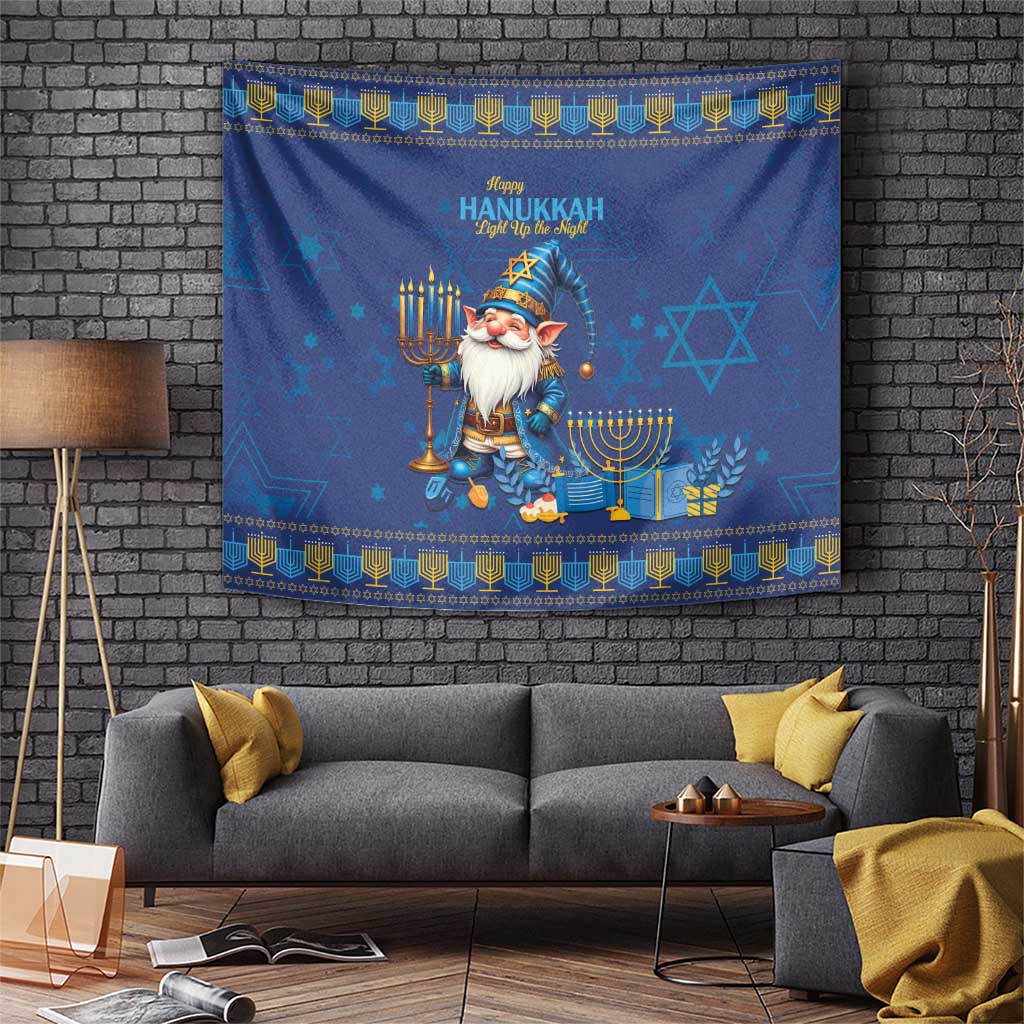 Hanukkah Jewish Star of David Tapestry Chilling With My Gnomies - Wonder Print Shop
