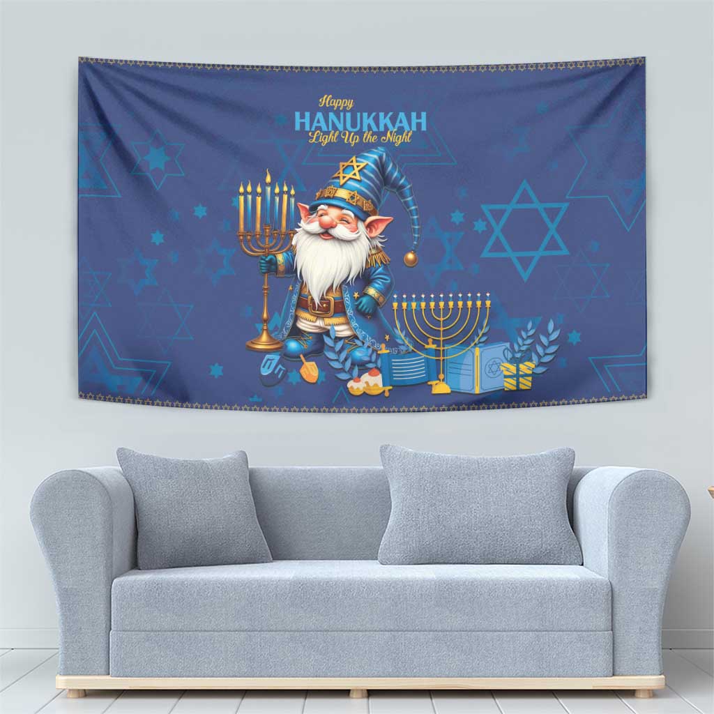 Hanukkah Jewish Star of David Tapestry Chilling With My Gnomies - Wonder Print Shop