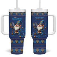 Hanukkah Jewish Star of David Tumbler With Handle Chilling With My Gnomies - Wonder Print Shop