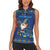 Hanukkah Jewish Star of David Women Sleeveless Polo Shirt Chilling With My Gnomies - Wonder Print Shop