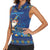 Hanukkah Jewish Star of David Women Sleeveless Polo Shirt Chilling With My Gnomies - Wonder Print Shop