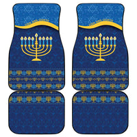 Love and Light Hanukkah Car Mats The Hanukkiah Menorah Pattern LT9 - Wonder Print Shop