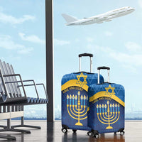 Love and Light Hanukkah Luggage Cover The Hanukkiah Menorah Pattern - Wonder Print Shop