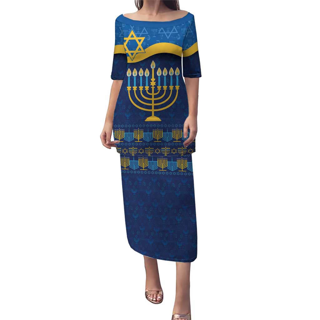 Love and Light Hanukkah Puletasi The Hanukkiah Menorah Pattern - Wonder Print Shop