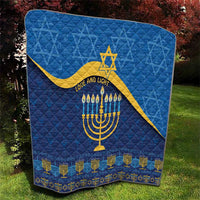 Love and Light Hanukkah Quilt The Hanukkiah Menorah Pattern - Wonder Print Shop