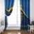 Love and Light Hanukkah Window Curtain The Hanukkiah Menorah Pattern - Wonder Print Shop