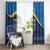 Love and Light Hanukkah Window Curtain The Hanukkiah Menorah Pattern - Wonder Print Shop