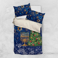 Merry Chrismukkah Bedding Set Merry Christmas and Happy Hanukkah LT9 - Wonder Print Shop