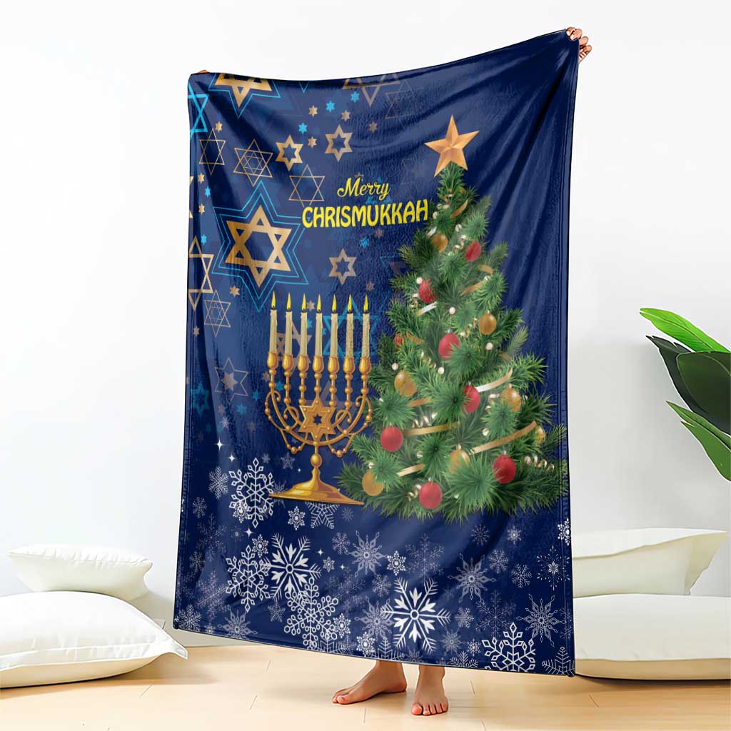 Merry Chrismukkah Blanket Merry Christmas and Happy Hanukkah