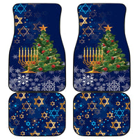 Merry Chrismukkah Car Mats Merry Christmas and Happy Hanukkah LT9 - Wonder Print Shop