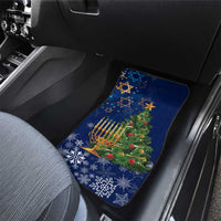 Merry Chrismukkah Car Mats Merry Christmas and Happy Hanukkah LT9 - Wonder Print Shop