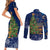 Merry Chrismukkah Couples Matching Short Sleeve Bodycon Dress and Long Sleeve Button Shirt Merry Christmas and Happy Hanukkah LT9 - Wonder Print Shop