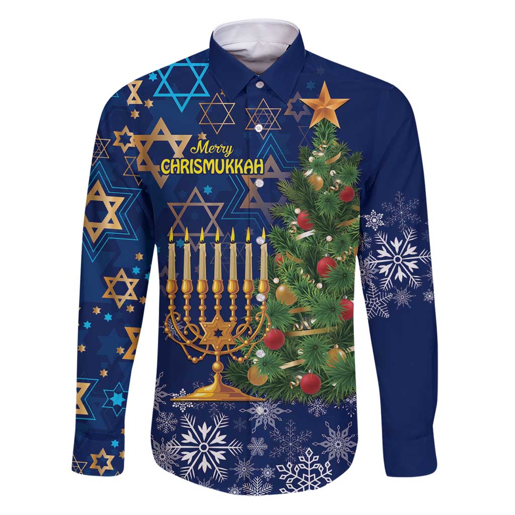 Merry Chrismukkah Family Matching Puletasi and Hawaiian Shirt Merry Christmas and Happy Hanukkah - Wonder Print Shop
