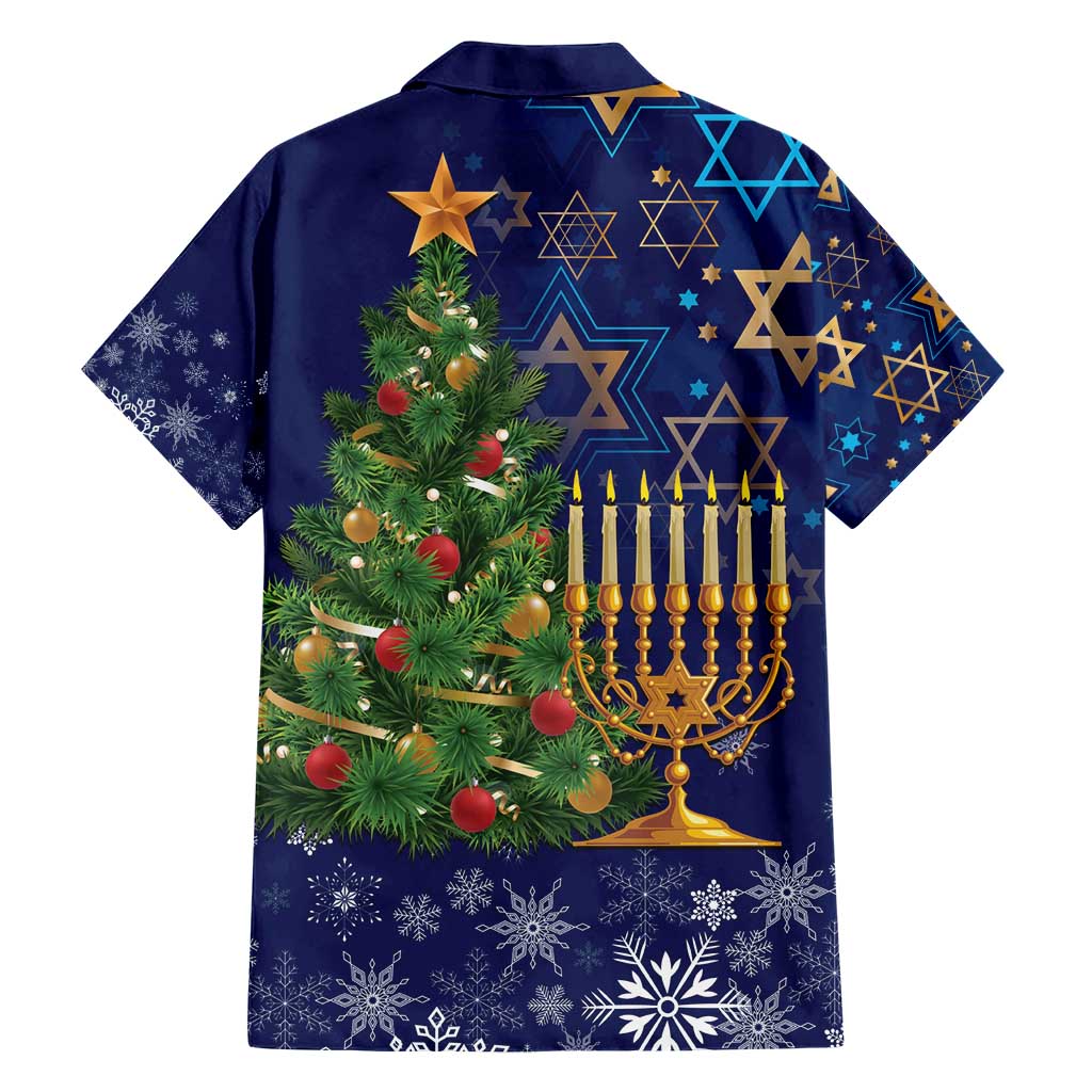 Merry Chrismukkah Hawaiian Shirt Merry Christmas and Happy Hanukkah - Wonder Print Shop