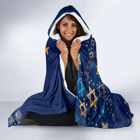 Merry Chrismukkah Hooded Blanket Merry Christmas and Happy Hanukkah