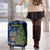 Merry Chrismukkah Luggage Cover Merry Christmas and Happy Hanukkah - Wonder Print Shop
