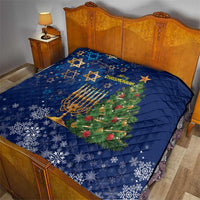 Merry Chrismukkah Quilt Merry Christmas and Happy Hanukkah - Wonder Print Shop