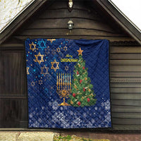 Merry Chrismukkah Quilt Merry Christmas and Happy Hanukkah - Wonder Print Shop