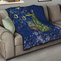 Merry Chrismukkah Quilt Merry Christmas and Happy Hanukkah - Wonder Print Shop