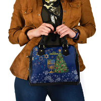 Merry Chrismukkah Shoulder Handbag Merry Christmas and Happy Hanukkah