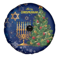 Merry Chrismukkah Spare Tire Cover Merry Christmas and Happy Hanukkah - Wonder Print Shop