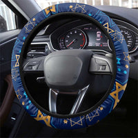 Merry Chrismukkah Steering Wheel Cover Merry Christmas and Happy Hanukkah - Wonder Print Shop
