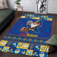 Merry Chrismukkah Area Rug With Gnome Christmas Hanukkah LT9 - Wonder Print Shop