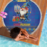 Merry Chrismukkah Beach Blanket With Gnome Christmas Hanukkah LT9 - Wonder Print Shop