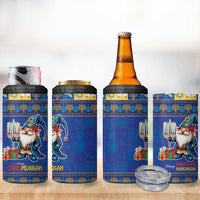 Merry Chrismukkah 4 in 1 Can Cooler Tumbler With Gnome Christmas Hanukkah LT9 - Wonder Print Shop