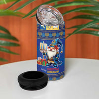 Merry Chrismukkah 4 in 1 Can Cooler Tumbler With Gnome Christmas Hanukkah LT9 - Wonder Print Shop