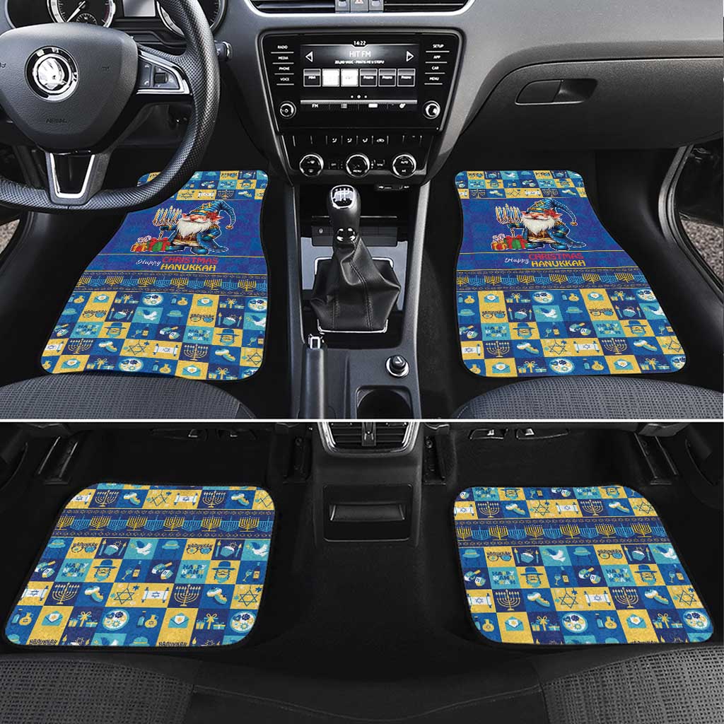 Merry Chrismukkah Car Mats With Gnome Christmas Hanukkah LT9 - Wonder Print Shop