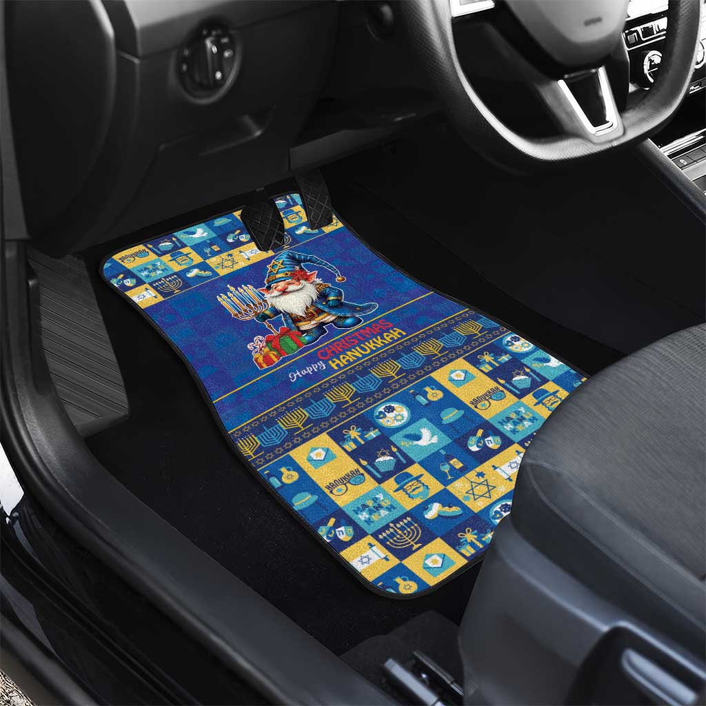 Merry Chrismukkah Car Mats With Gnome Christmas Hanukkah LT9 - Wonder Print Shop
