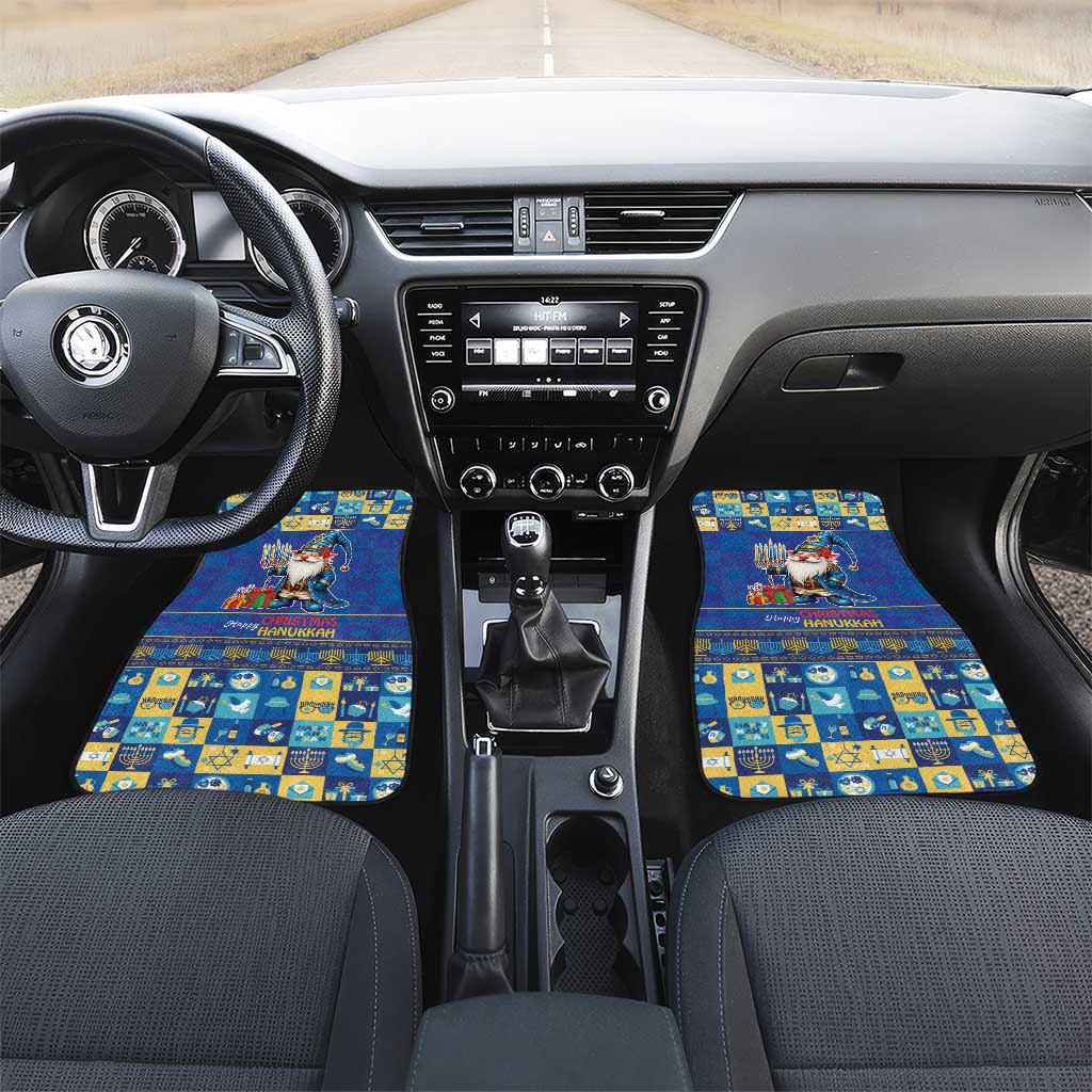 Merry Chrismukkah Car Mats With Gnome Christmas Hanukkah LT9 - Wonder Print Shop