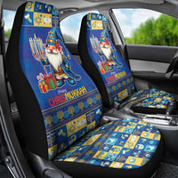 Merry Chrismukkah Car Seat Cover With Gnome Christmas Hanukkah LT9 - Wonder Print Shop