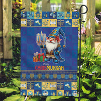 Merry Chrismukkah Garden Flag With Gnome Christmas Hanukkah - Wonder Print Shop