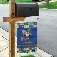 Merry Chrismukkah Garden Flag With Gnome Christmas Hanukkah - Wonder Print Shop